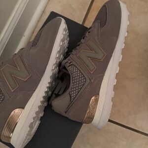 New Balance Women’s Sneakers with Metallic Accents